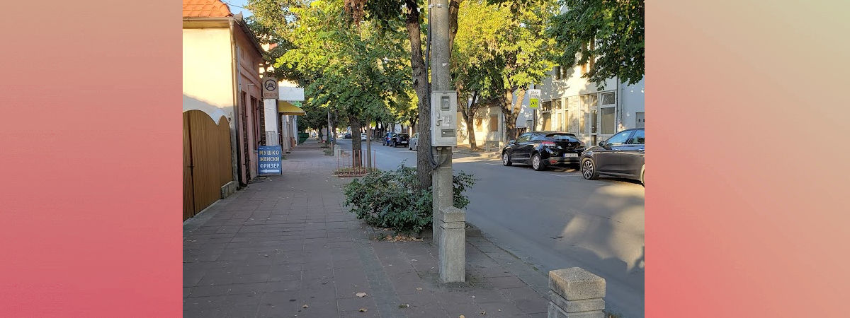 A street in Obrenovac